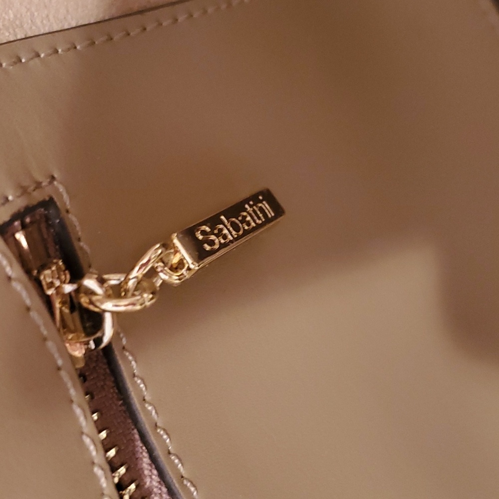 NEW Cristina Sabatini taupe leather bag - Picture 11 of 11